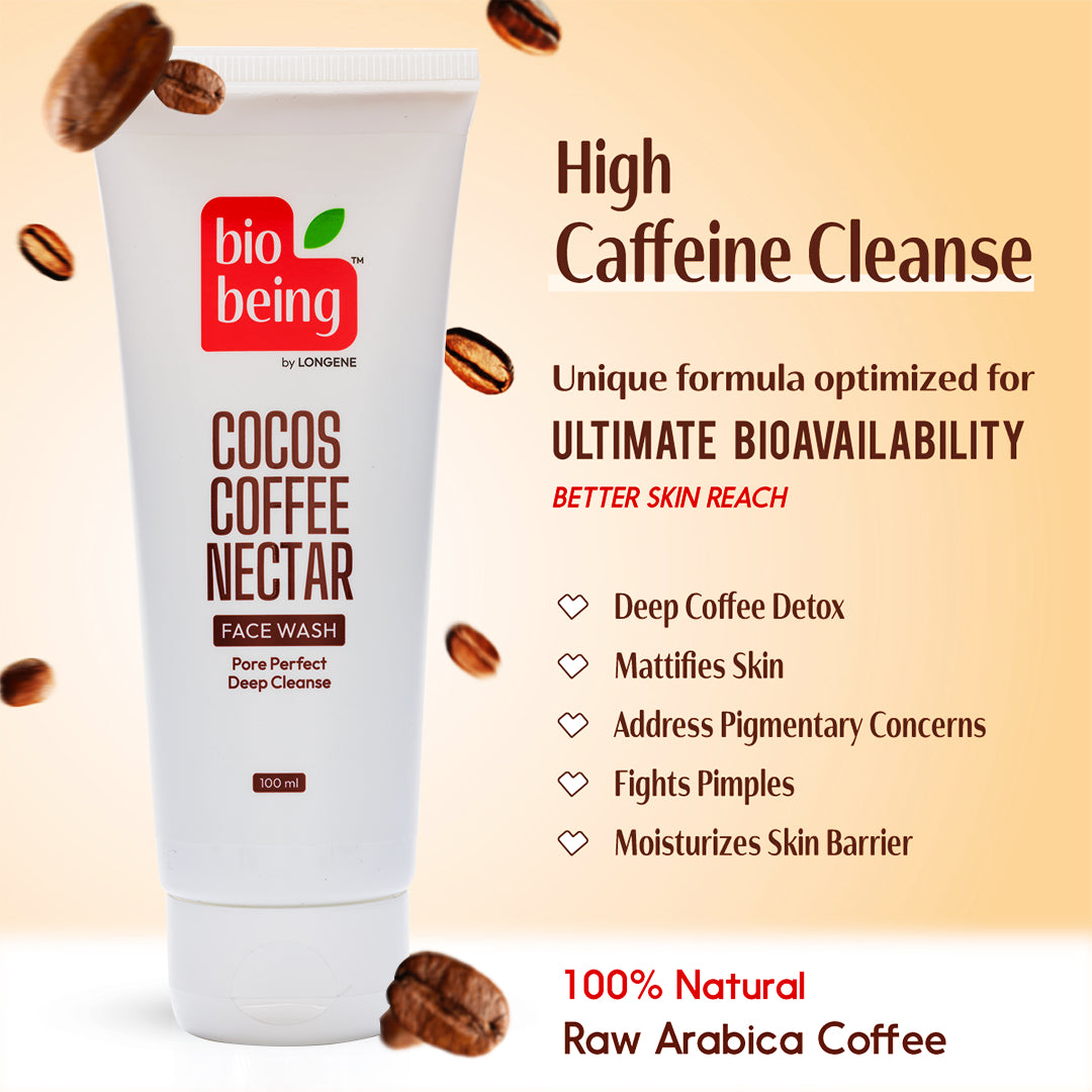 Cocos Coffee Nectar Face Wash - New